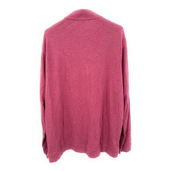 Peter Millar 1/4 Zip Pink Mens Sweater Size XXL - Picture 4 of 5